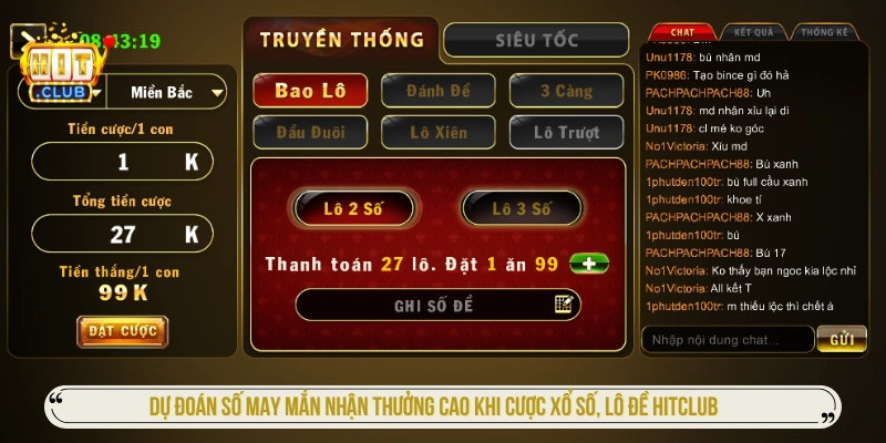 Hitclub - Cổng Game Hit Club, Trang Chủ & Tải App Mới Nhất Dự đoán số may mắn nhận thưởng cao khi cược xổ số, lô đề HITCLUB