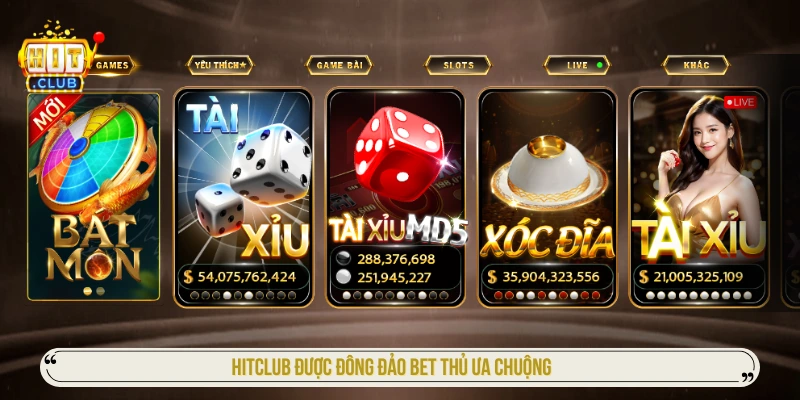 Hitclub - Cổng Game Hit Club, Trang Chủ & Tải App Mới Nhất HITCLUB được đông đảo bet thủ ưa chuộng