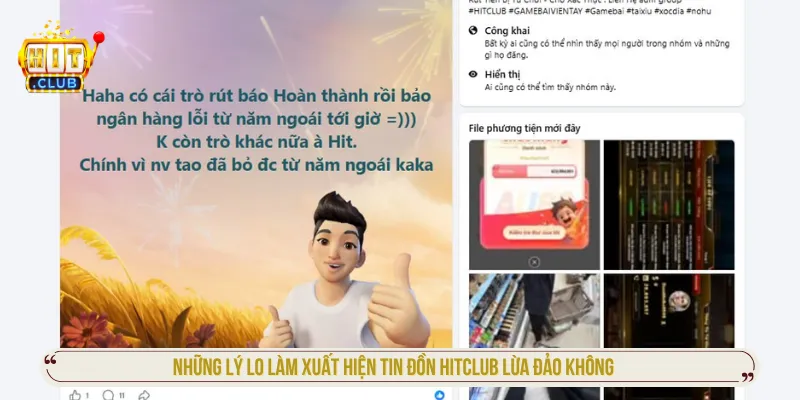 HITCLUB Lừa Đảo Không? Kiểm Chứng Thông Tin Chính Xác Nhiều lý do dẫn đến tin đồn việc về Hitclub lừa đảo không